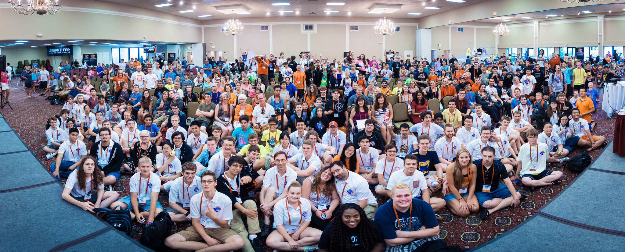 Competitors, spectators, and staff at Nationals 2015