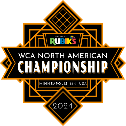 Rubik's WCA North American Championship 2024 Logo