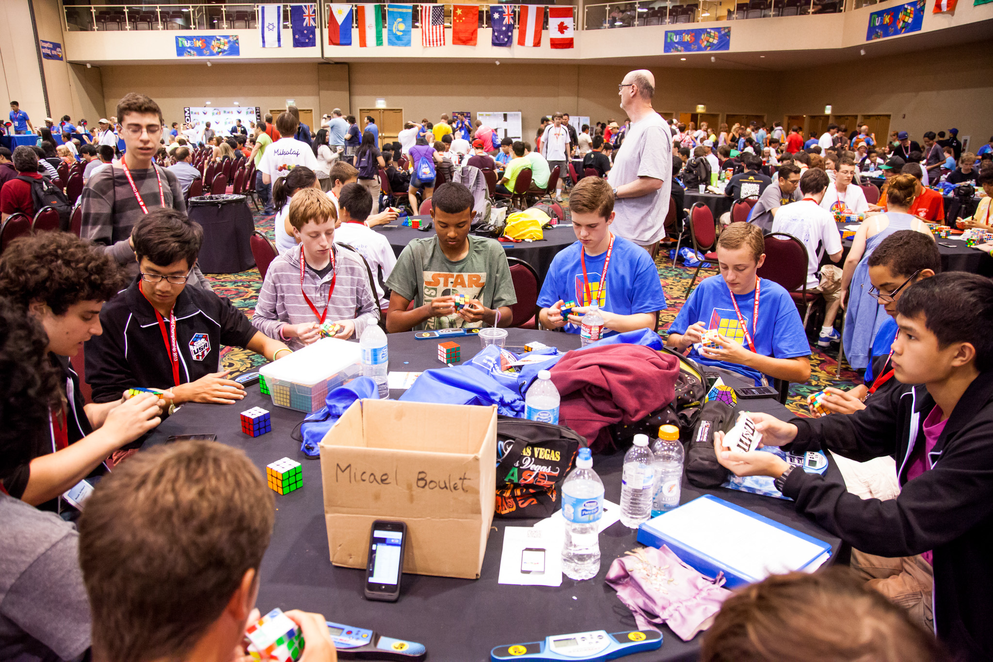 Rubik's Cube competition held in Berwick